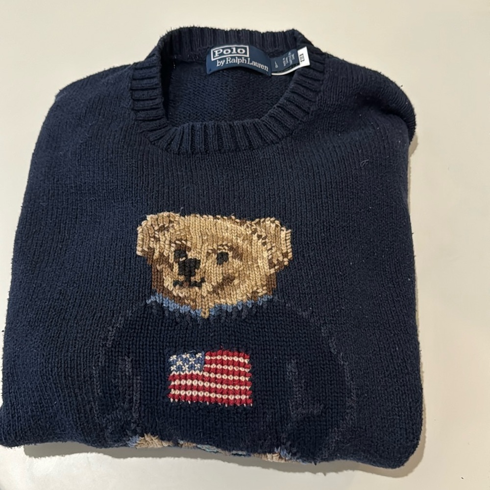 RALPH LAUREN POLO BEAR SWEATER